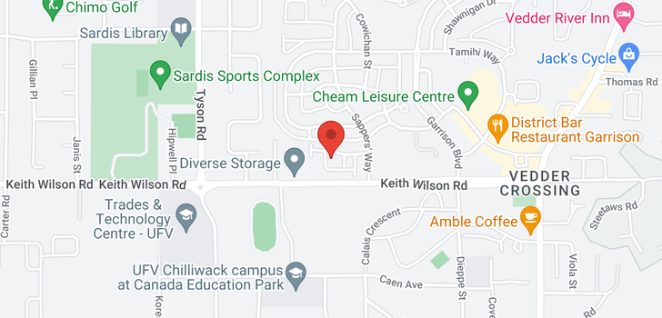 map of 37 45290 SOOWAHLIE CRESCENT